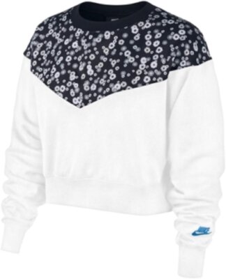women's fleece crew nike sportswear heritage