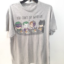 Vintage 1970 Lot of 4 Marvel and DC T shirts 2 med. Avengers, Deadpool Mercenary