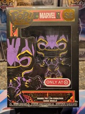 New Funko Pop Pins Marvel Black Panther Black Light Target Exclusive