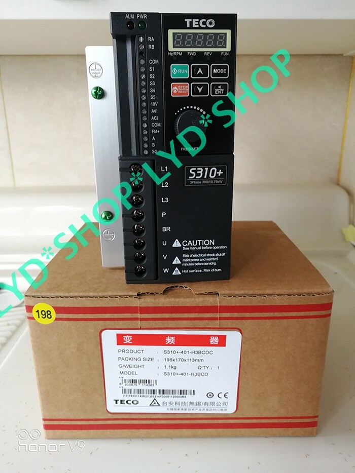 For TECO S310+-401-H3BCDC inverter 380V 0.75KW | eBay