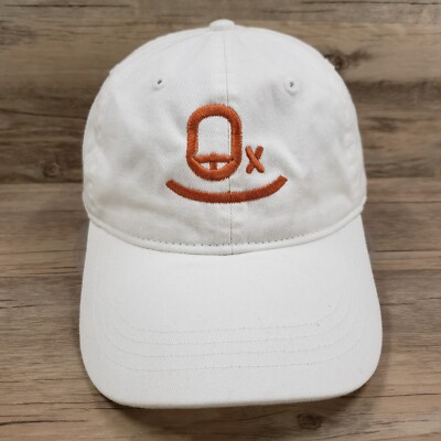 Oxbow Advisors Hat Cap Strap Back Embroidered Logo White Adjustable Texas