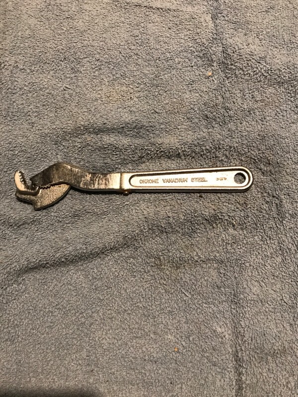 Vintage Universal Self Adjusting 3/8 to 15/16 Wrench 8” Chrome Vanadium steel