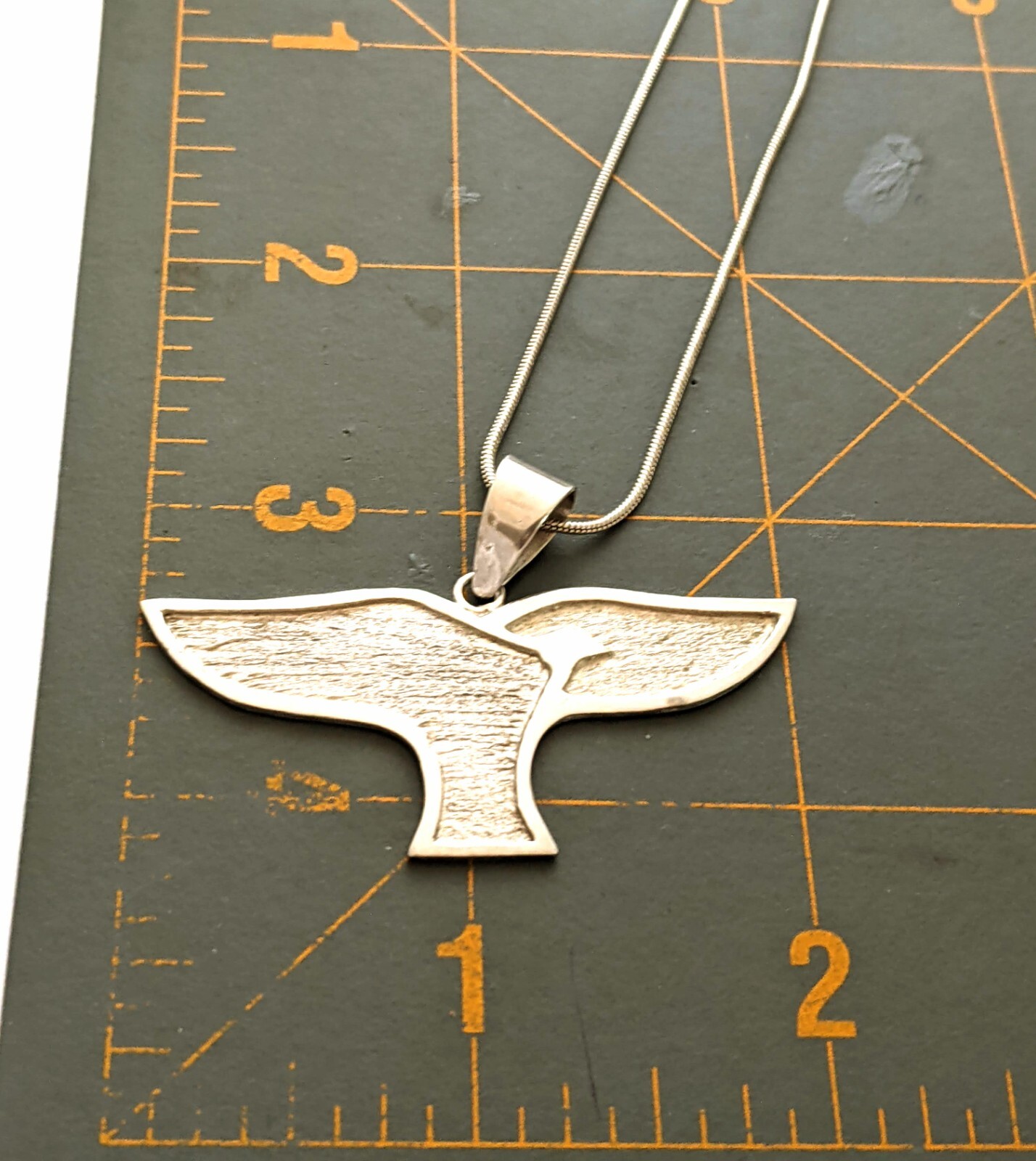 Vintage 70s Solid Sterling Silver Large Flying Ea… - image 4