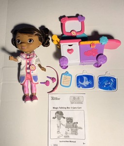 doc mcstuffins magic talking doc and care cart