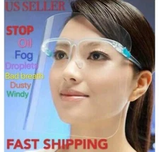 Safety Full Face Shield Reusable Washable Protection Cover Anti-Splash Guard