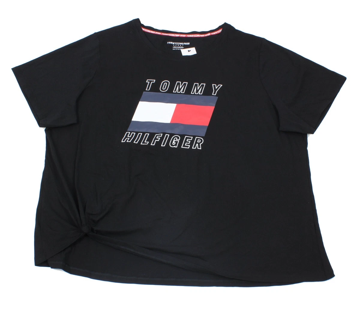 Tommy hilfiger t shirt women's clearance black
