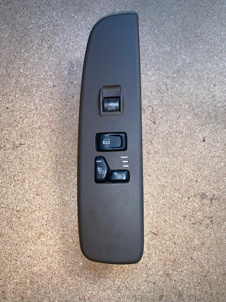 Interruptor de asiento térmico ventana Buick Rainier 2006-2007 OEM marrón 25811581 Foto 2 de 4