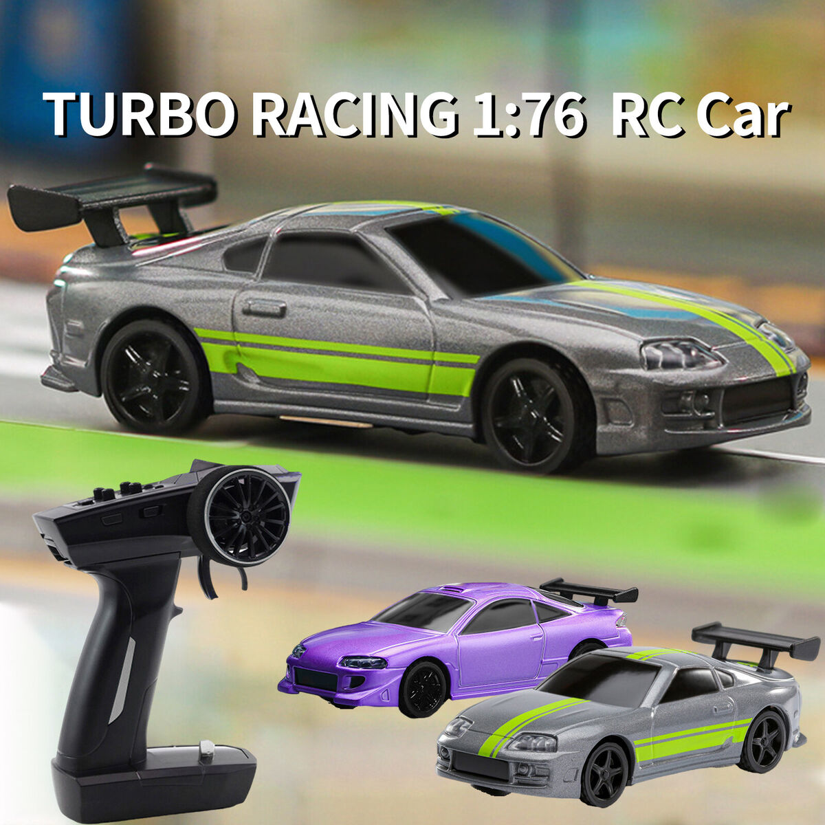 TURBO RACING C64 1/76 Full Scale Mini Remote Control Drift RC Car w/ Gyro