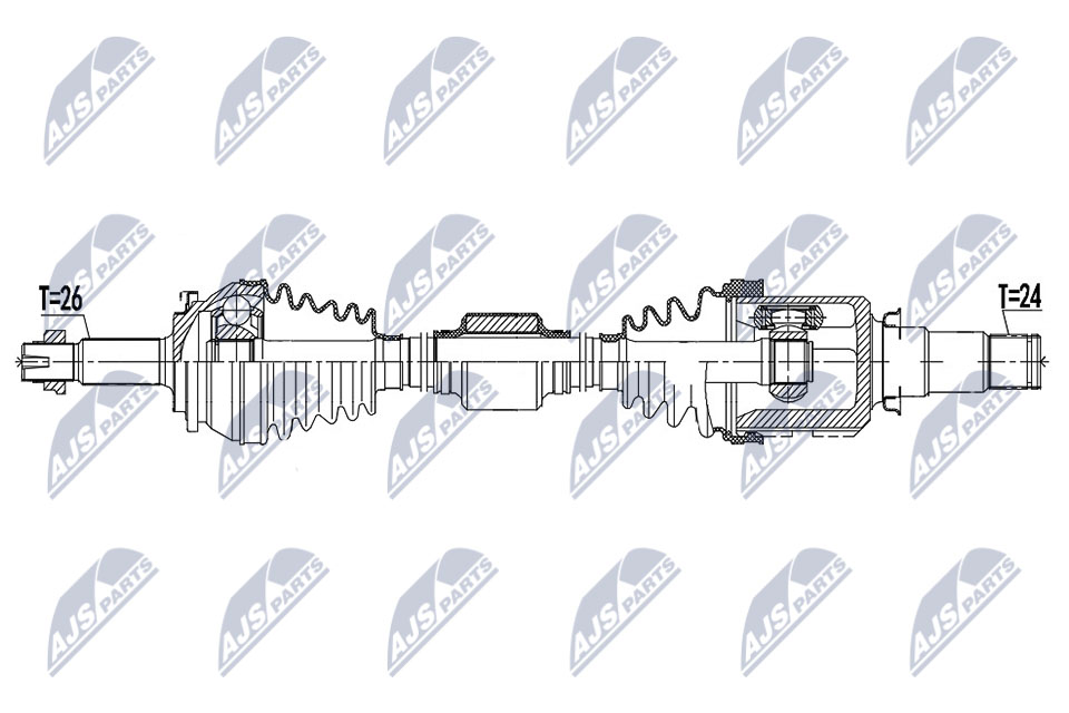 Drive Shaft Fits for Toyota Auris 1.8HYBRID 11-18, Prius/Prius Plus 1.8HYBR - Image 12