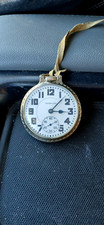 1930's hamilton 14kt gold filled 992 railroad pocket watch 21j
