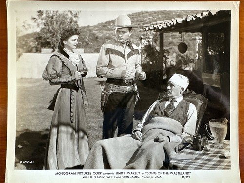 Jimmy Wakely Set Of 3 Vintage Photos Western Cowboy Music Hollywood Country - Picture 2 of 5