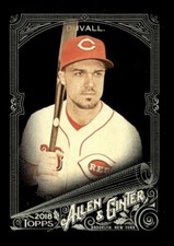 2018 TOPPS ALLEN GINTER X BASEBALL BASE CARD #77 ADAM DUVALL REDS