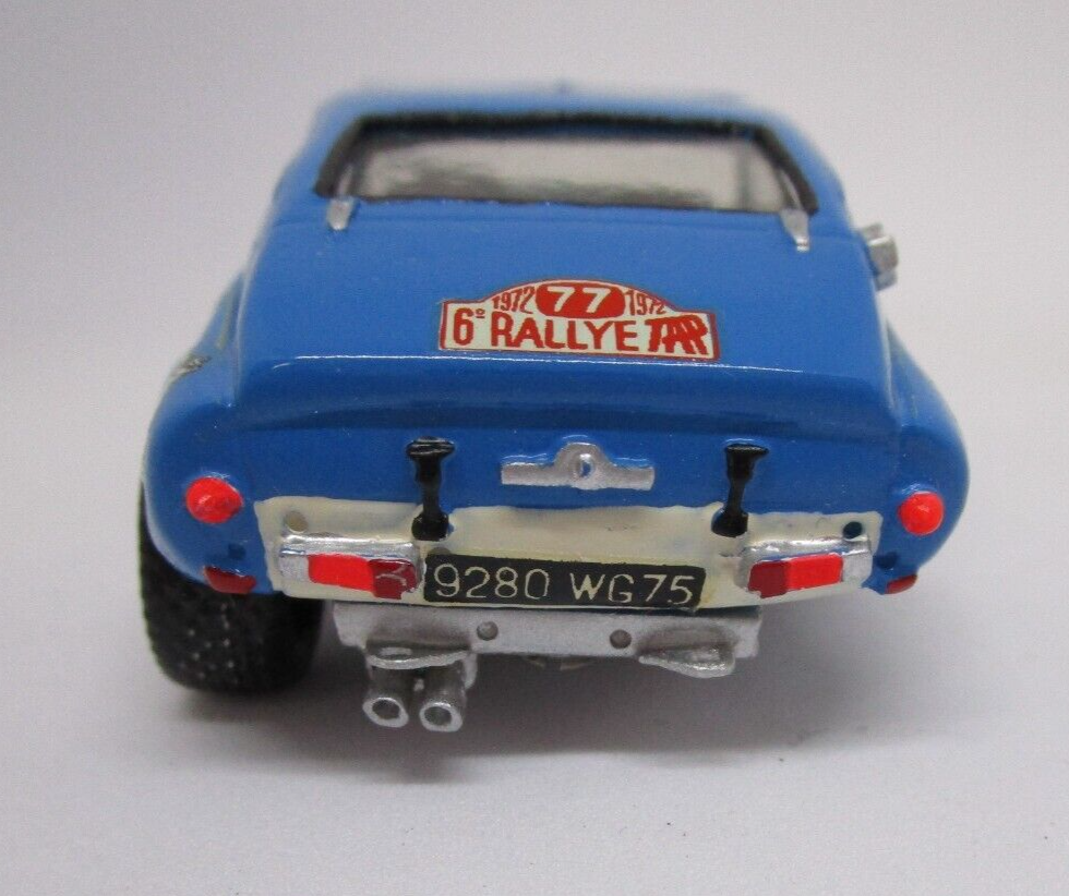 AU690 PARADCAR 1/43 CITROEN DS 21 PROTO #77 BLEU PORTUGAL 1972 Ref SP004 RESINE
