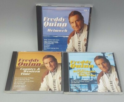 3 x Freddy Quinn - Heimweh / Auf der Reeperbahn ... / Country & Western Time