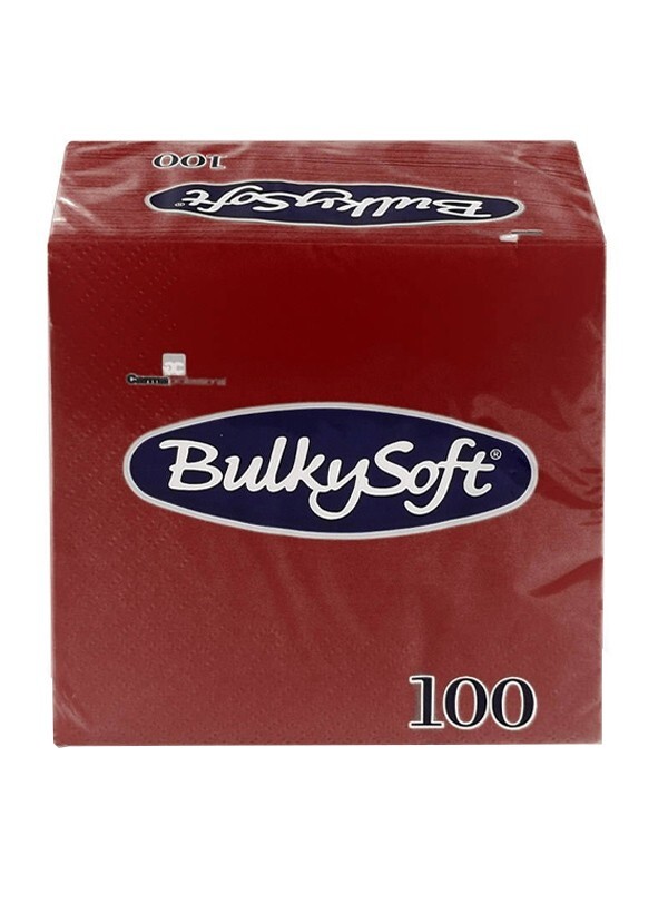 BULKYSOFT TOVAGLIOLI 24X24 BORDEAUX X 100 PEZZI