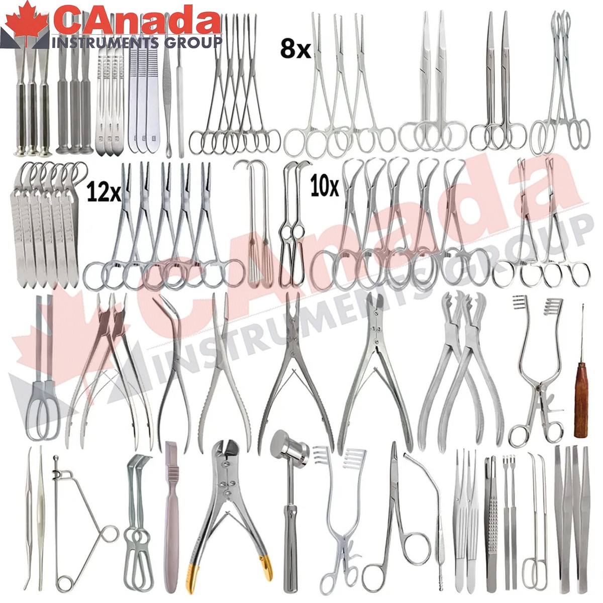 Orthopedic Minor Surgery Medium Set of 94Pcs, Orthopedic Surgery 