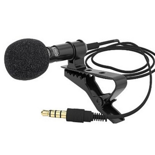 Lavalier Mic Microphone Case For IPhone Smart Phone Recording PC Clip-on Lape KF - Afbeelding 6 van 9