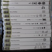 Stampin' Up Clear Rubber Mounted Stamp Sets U Choose Retired New Used