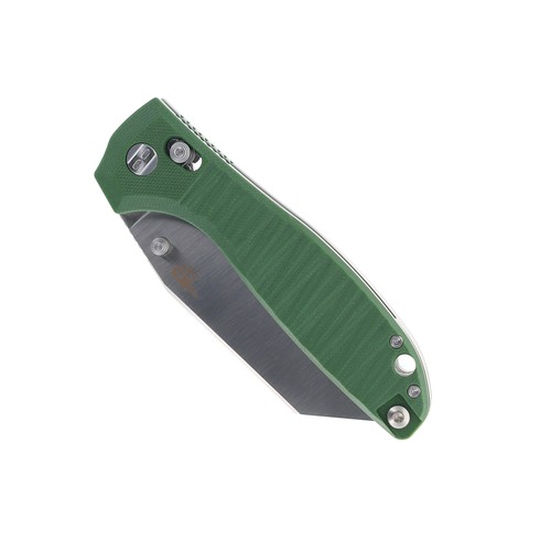 Bestech Liger Klappmesser OD grün G10 Griff D2 glatte Kante satiniert BG61B - Bild 5 von 6