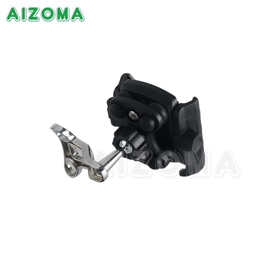 360 Rotation Phone Holder Mount For Harley Touring Dyna Softail Trike Sportster - Picture 7 of 12