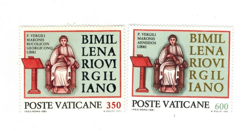 VINTAGE CLASSICS - Vatican City 685-86 - Virgil 2000th Anniv. - Set of 2 - MNH