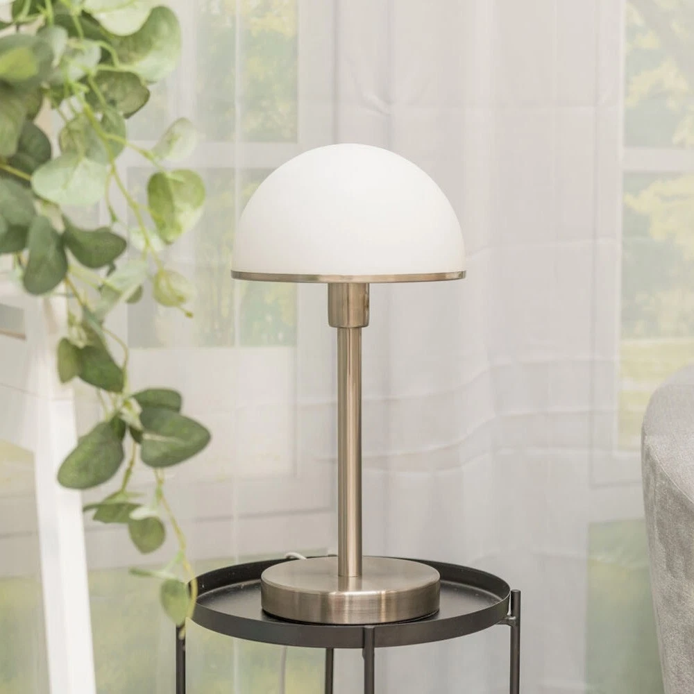 Tall chrome table lamp outlet