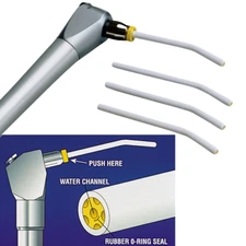 REDLAND Seal-Tight Disposable Air / Water Syringe Tips White w/ Yellow core