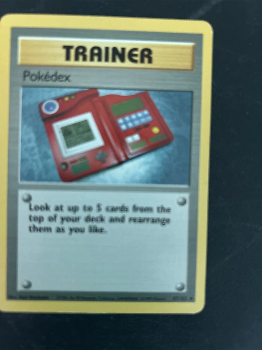 pokemon base set trainer cards value Trainer-Item Pokémon TCG Rare Collectible Individual Card Games in English  Shadowless for sale