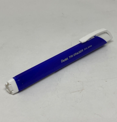 ペベオ15点セット【タッティー様】 Pentel Tri Eraser Retractable 3 Sided Eraser, Blue Barrel