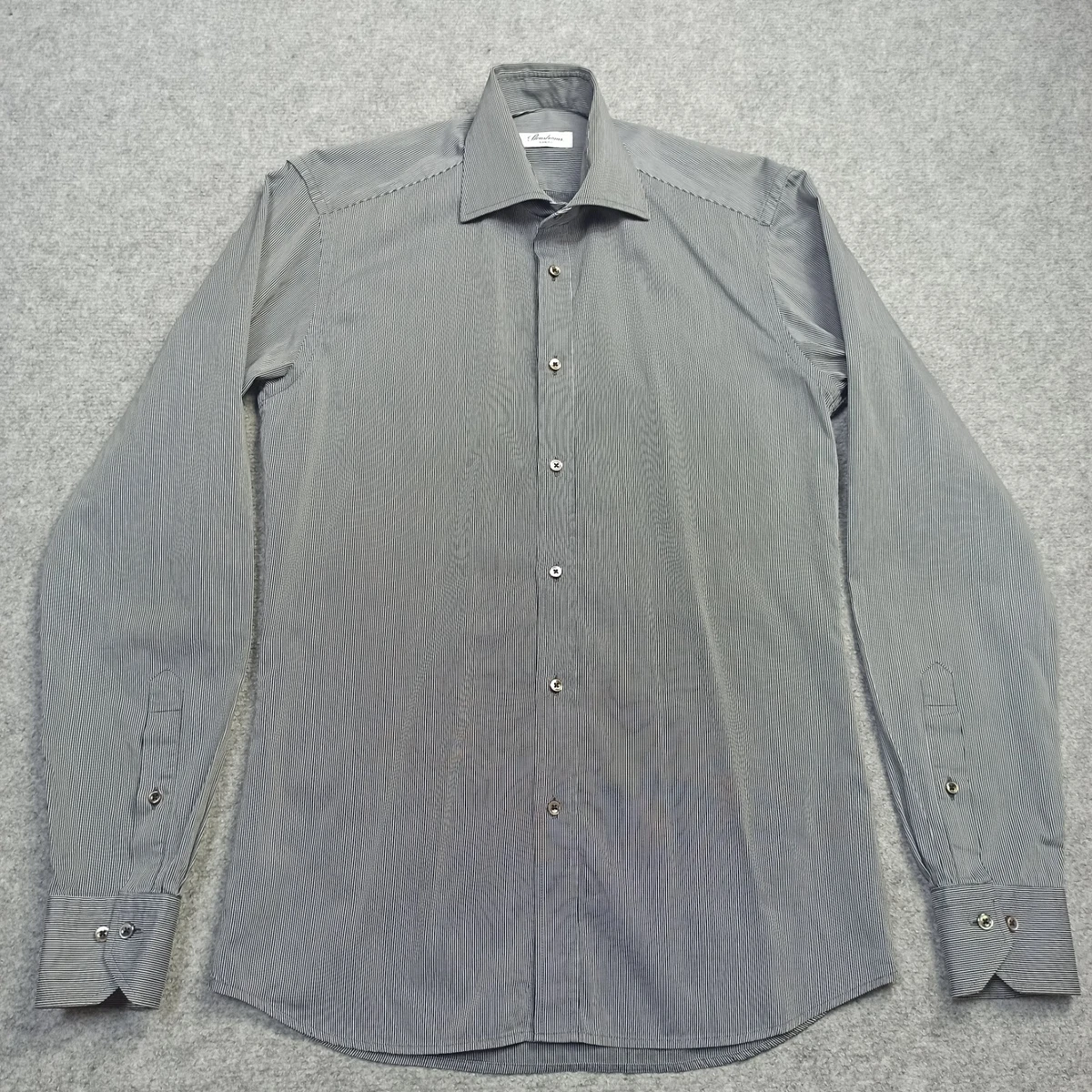 Chemise Balmain Homme Gris – Taille 2/38 (Regular), Manches Longues, état Très Bon