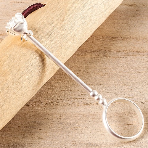 Kreativer verstellbarer Rosen Zigarettenhalter Ring Zigarettenclip Rauchen Zubehör - Bild 9 von 11
