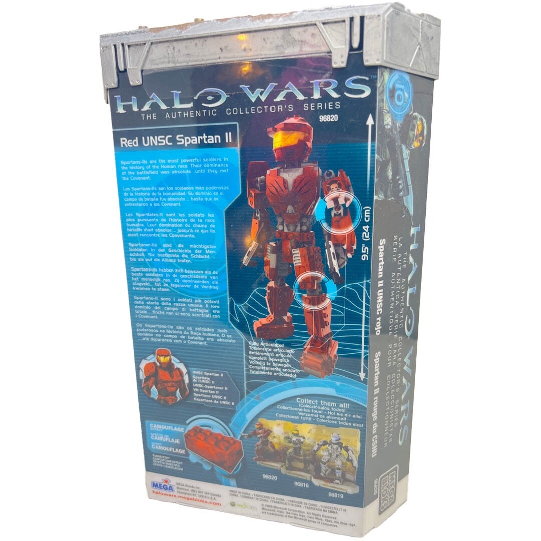 Mega Bloks Halo – Coffret Red UNSC Spartan II (ref 96820) Boîte Ouverte, Sachets Scellés