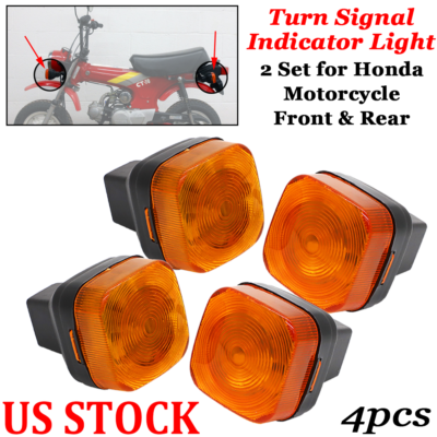2x Front turn signal Indicator winker for Honda CL175 CL350 CL450 CB350F 2x Front turn signal Indicator winker for Honda CL175 CL350 CL450 CB350F