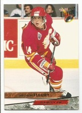 THEO FLEURY 1993-94 FLEER ULTRA CARD MINT CONDITION