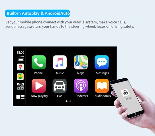 8'' Autoradio Für VW Passat Touran Polo Android 12 GPS Nav DVD Carplay WIFI IPS - Bild 2 von 12