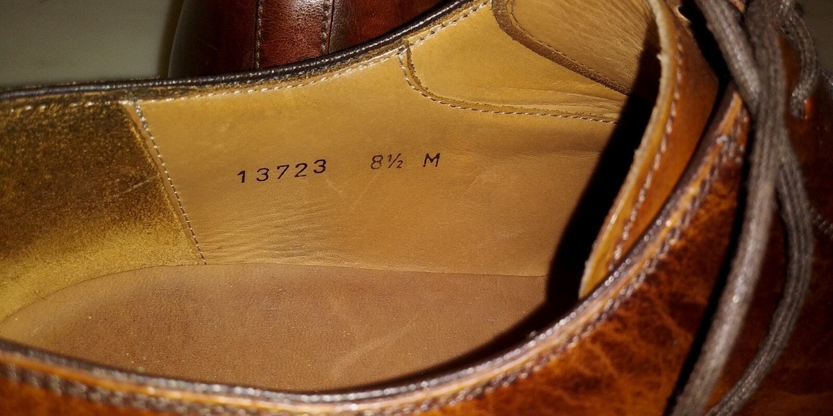 Magnanni Romelo Cognac Mens sz 8.5 M Lace Up Apron Toe Derby 