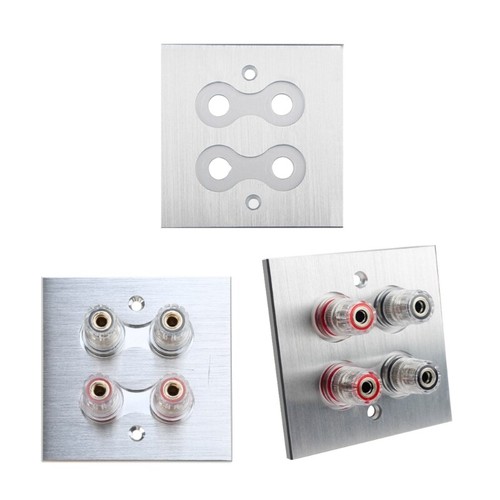 Banana Binding Post Plated Inset Wall Plate Aluminum alloy eBay