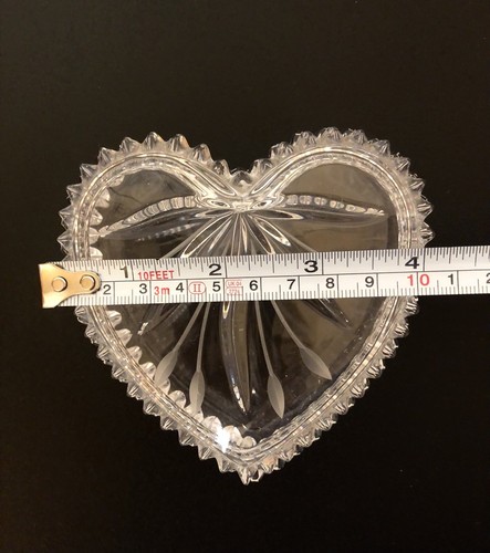 Caja baratija cristal Wedgwood en forma de corazón - Imagen 8 de 9