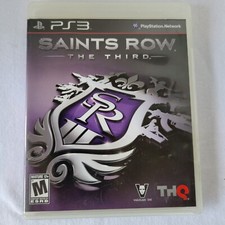 Saints Row:  The Third PlayStation 3 PS3 Complete Manual Included Clean  Disk