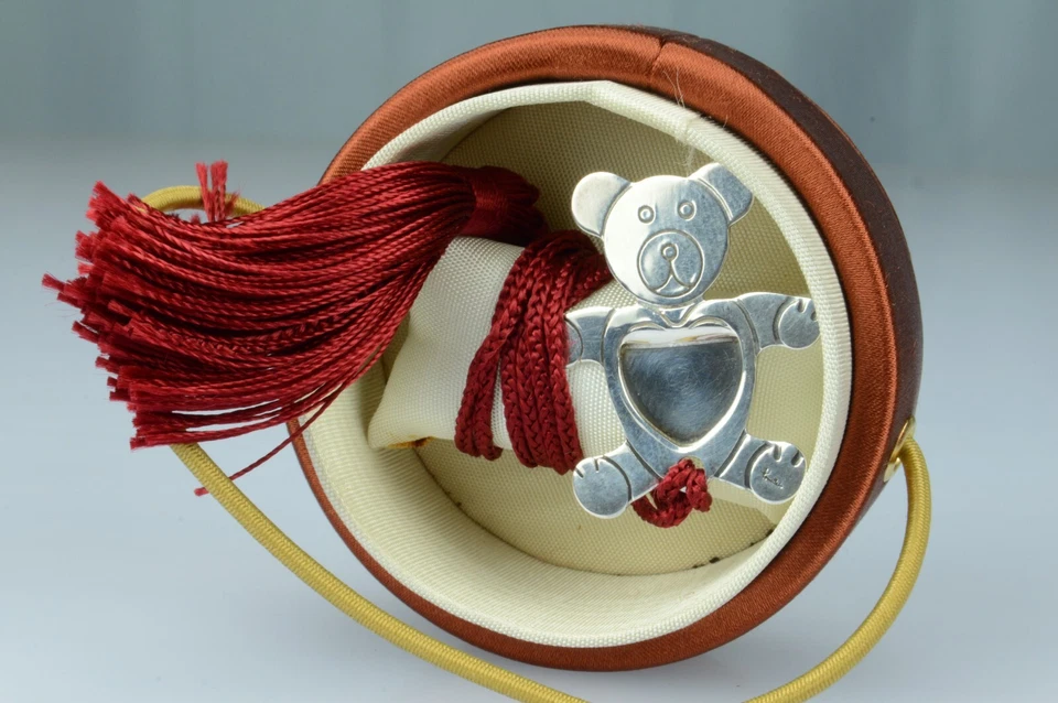 Pomellato "Orsetto Teddy" Argento 925/°°° Pendente-Segnalibri Italy 1990s - Immagine 2 di 4