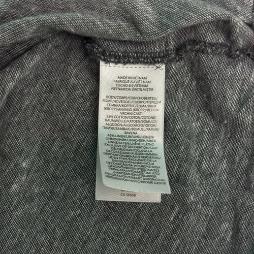Polo Ralph Lauren Shirt Mens Large Linen Blend Short Sleeve Polo Gray Pre Owned - Picture 4 of 7