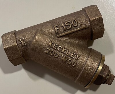 Keckley 3/4'' 200 WOG F150 Bronze Strainer Threaded C84400