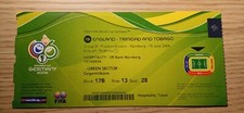 Ticket 2006 England vs. Trinidad & Togabo World Cup #19 Rooney Debut