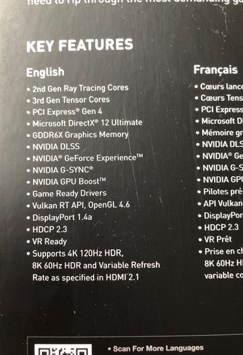 EVGA XC3 Ultra GeForce RTX 3070 Ti 8G GDDR6 Graphics Card - TESTED, WORKING - Afbeelding 7 van 8