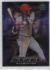 2023 Leaf Trinity Mega Box Steel Blue Lava 10/99 Elly De La Cruz #S-21 o7m