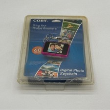 Digital Photo Keychain Key Ring LCD Screen USB DP151 60 Photos 2009 NIB COBY
