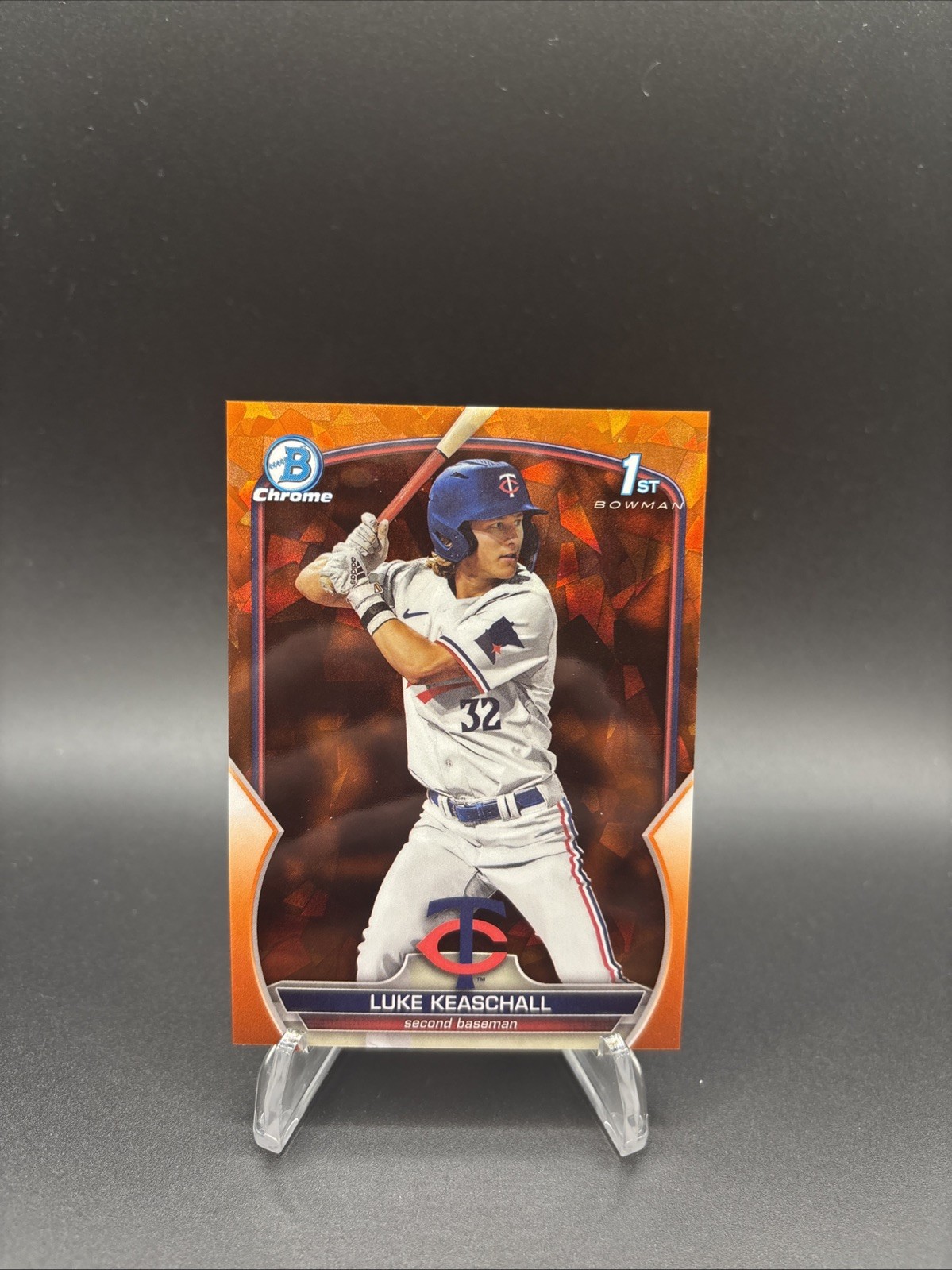 2023 Bowman Draft Sapphire Luke Keaschall 1st Chrome Orange Sapphire /25 🔥