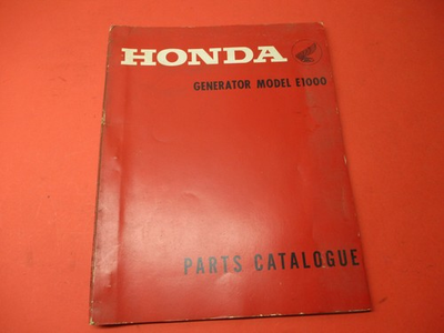 #ad #ad OEM ORIGINAL HONDA PARTS CATALOG MANUAL E1000 $49.99