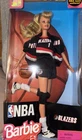 Vintage 1998 NBA Portland Trailblazers Barbie Doll Authentic Team Uniform NRFB
