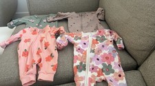 X4 Newborn Baby Girl Sleep Suits up to 1 Month